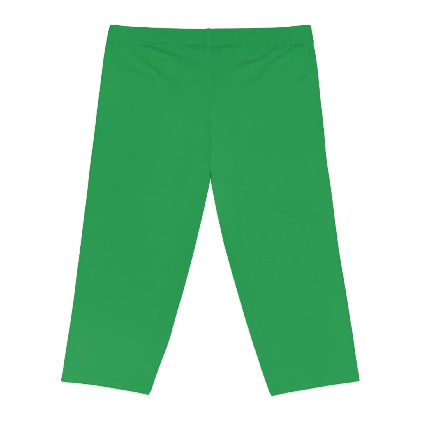 Green Color Capri Leggings, Green Capri Leggings 5