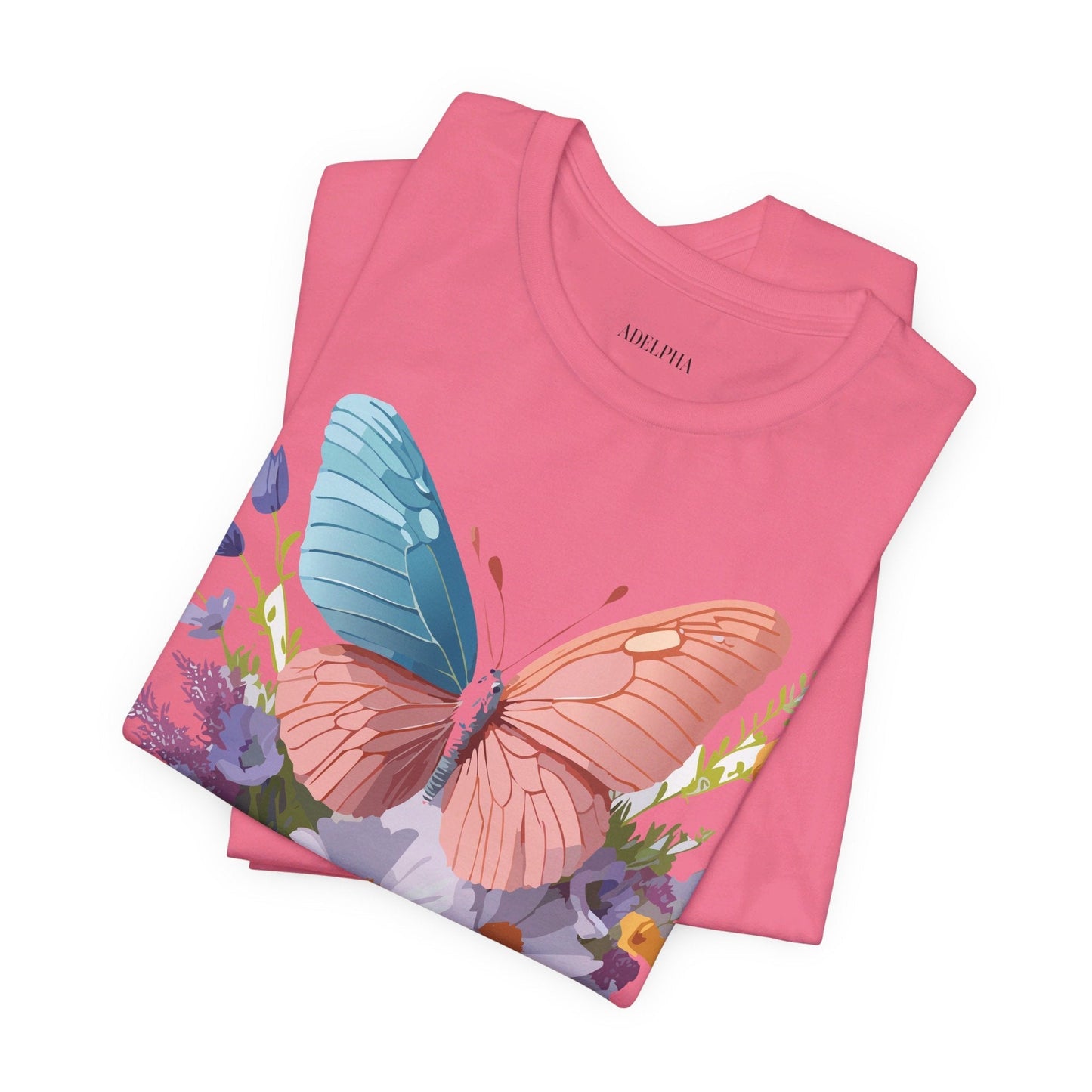 Butterfly Graphic Tee Unisex Art Design Shirt With Vintage Adelpha Artwork