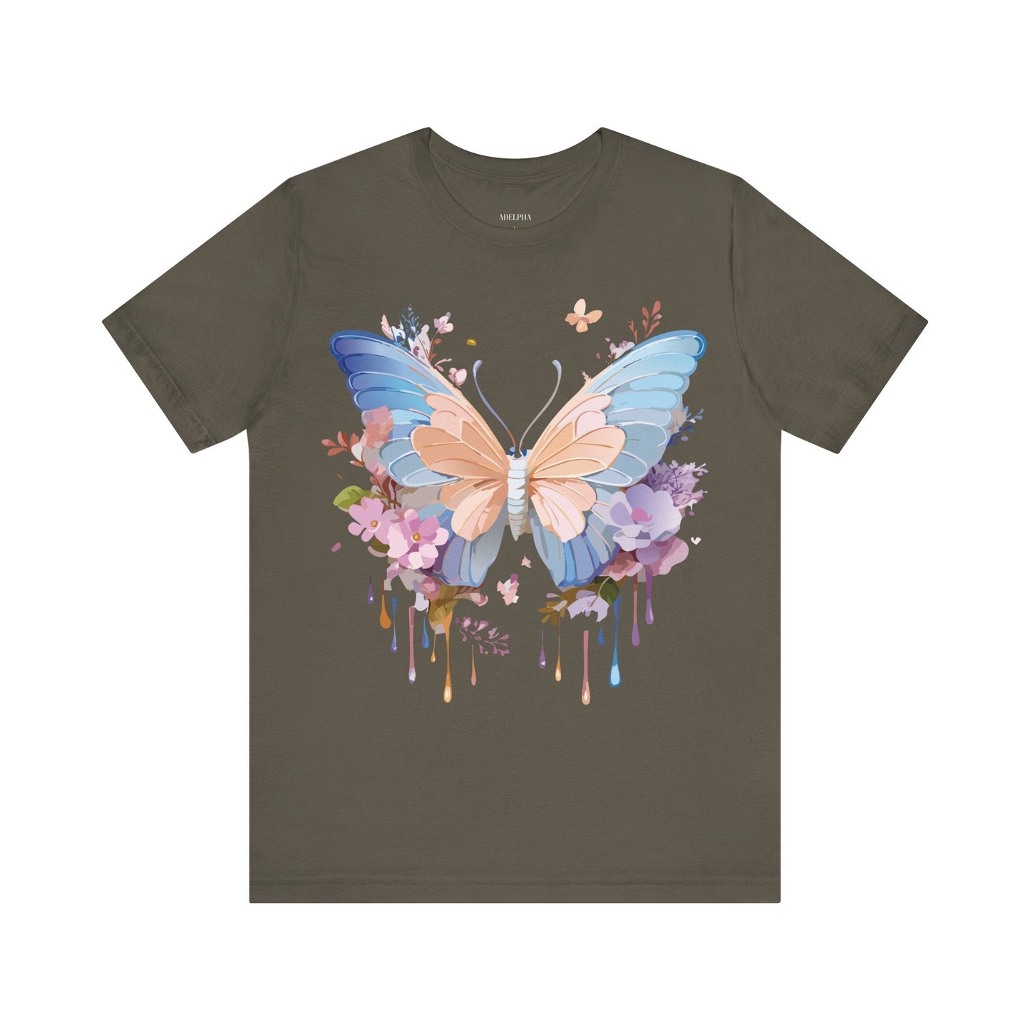 Butterfly Graphic Tee By Adelpha Unisex Short Sleeve Shirt Art Design