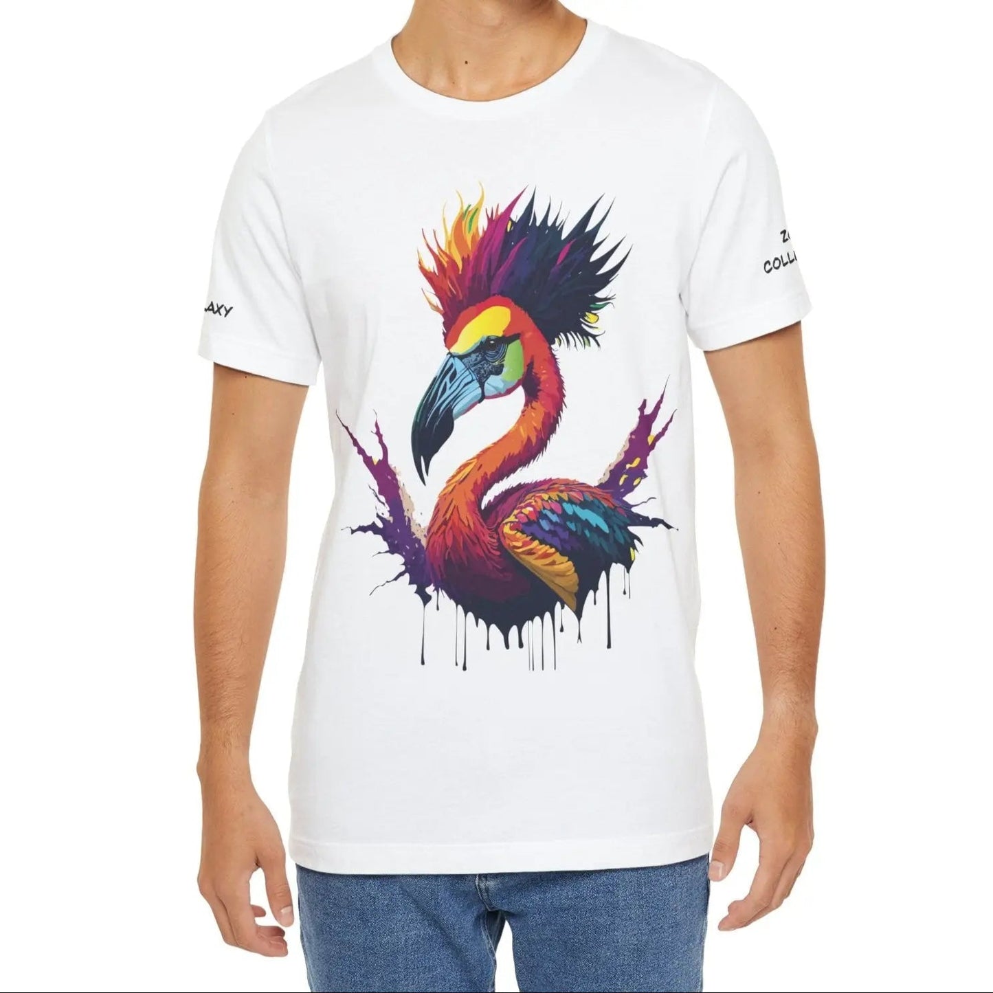 Animal T Shirt By Bad Galaxy Made To Order Cotton Tee With Eco Friendly Inks Soft Comfort Fit