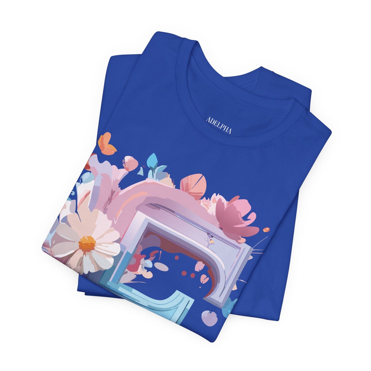 Letter F Shirt Graphic Tee Unisex Vintage Inspired Artwork From Adelpha Premium Short Sleeve