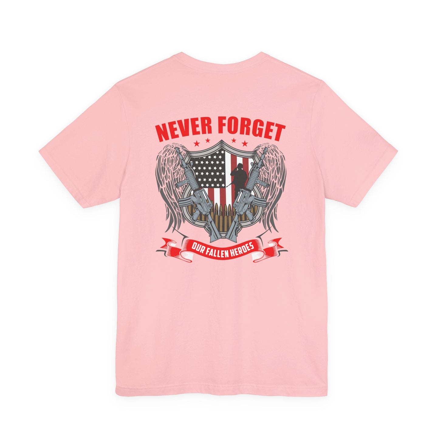 Army Veteran Patriotic Graphic Design Unisex Cotton T-Shirt v39