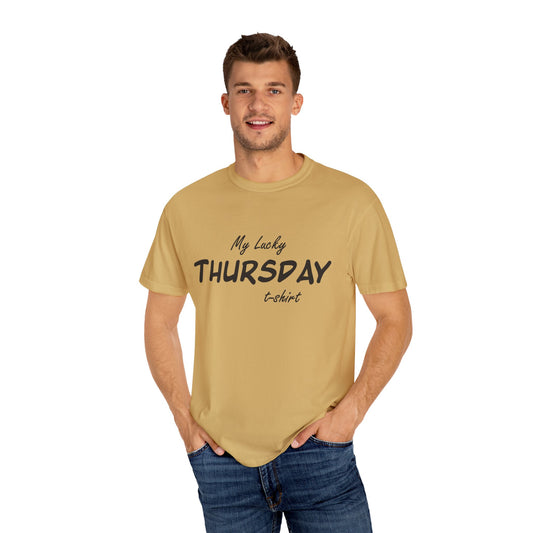 Unisex T-shirt with weekdays design