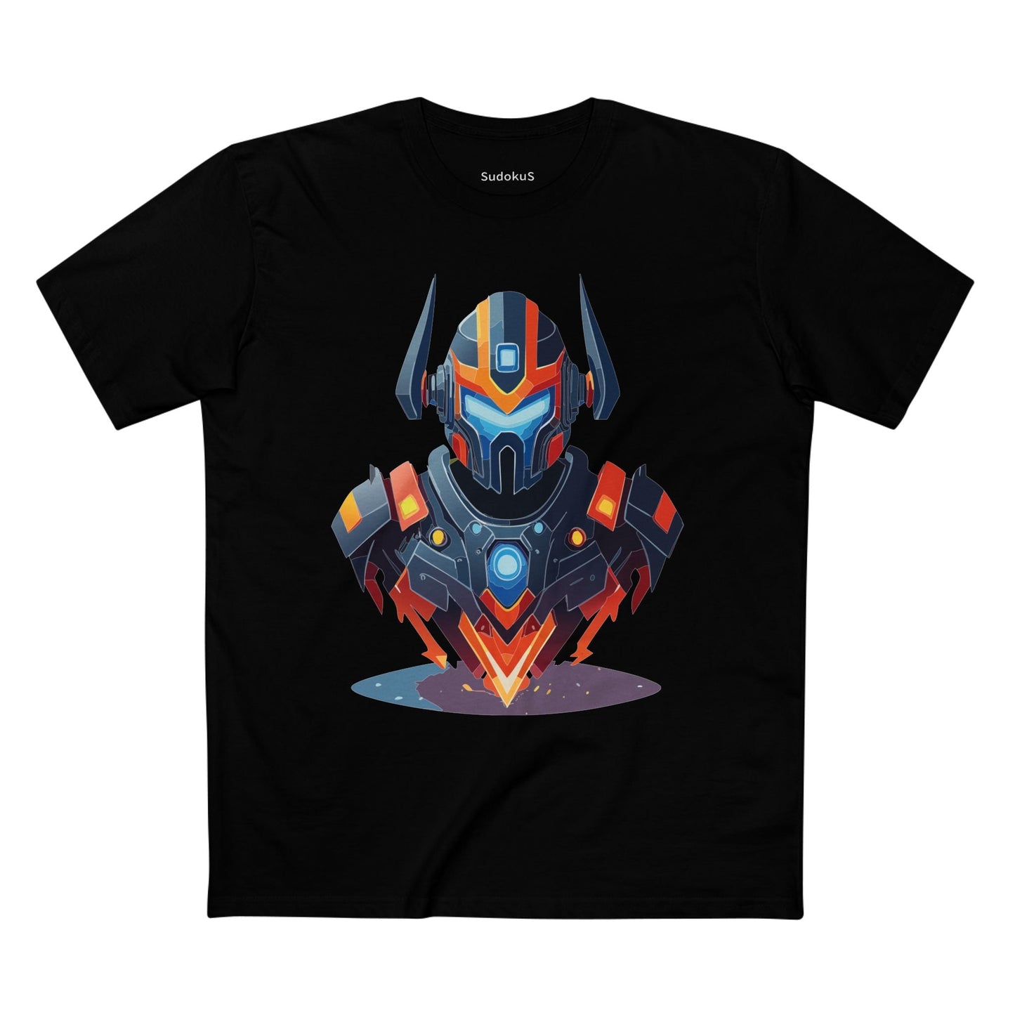 Cyborg Robot Graphic Unisex 100 Cotton Staple Tee 10