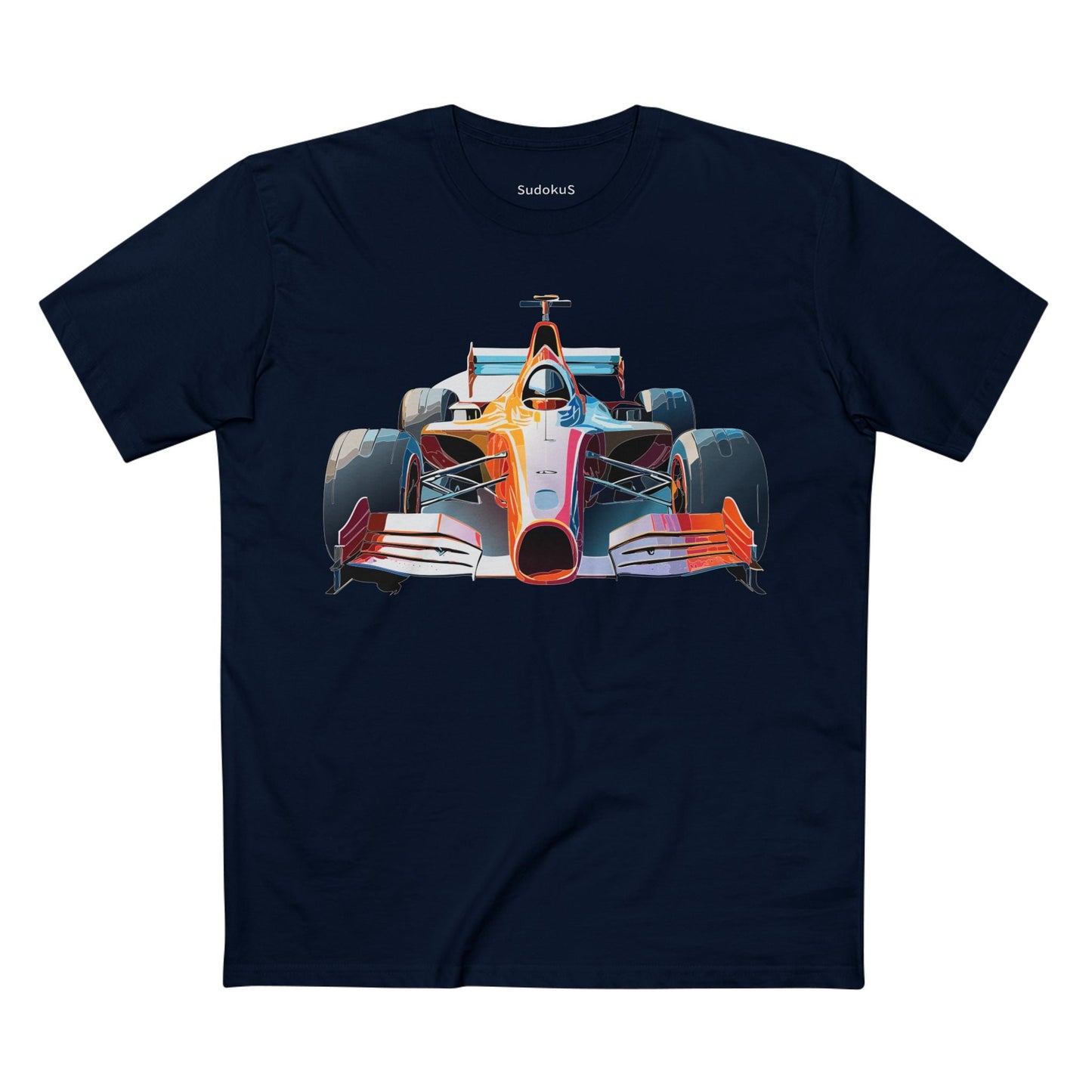 Car Graphic Unisex 100 Cotton Staple Tee 8