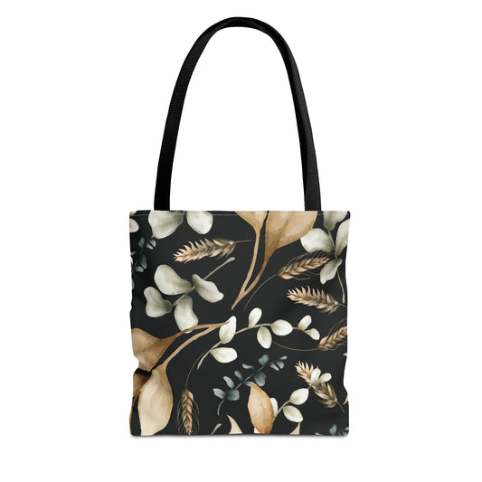 Bolsa de lona con estampados florales 