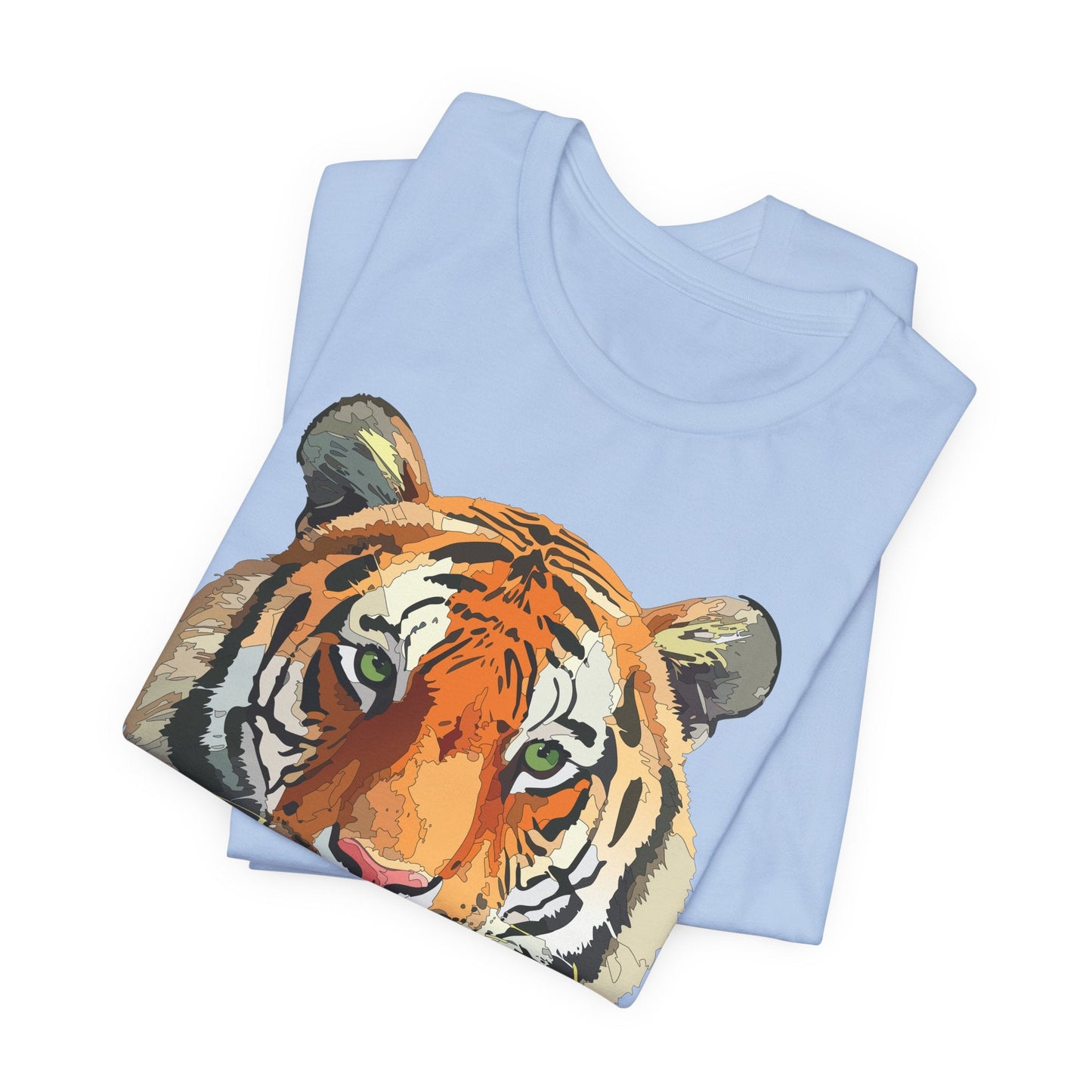 Unisex Animal Graphic Tee Shirt With Wildlife Art Design For Everyday Comfort Gildan 64000