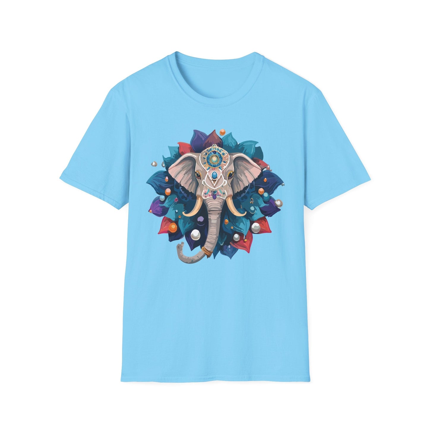 Elephant T Shirt Unisex Softstyle 64000 Short Sleeve Cotton Tee Comfortable Everyday Wear