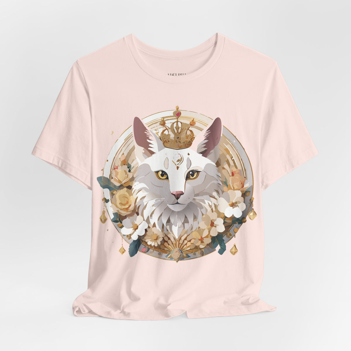 Medallion Graphic Unisex Cotton Bella+Canvas Tee with Art Design d39