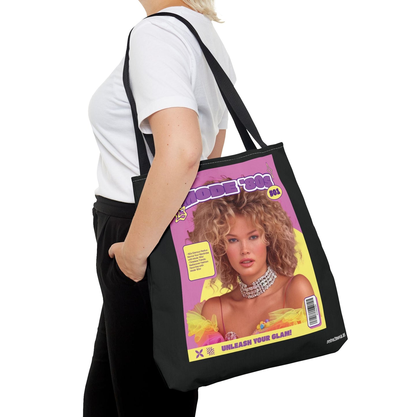 Retro2Nova Canvas Tote Bag Magazine Cover Durable Everyday Use Free Shipping Included