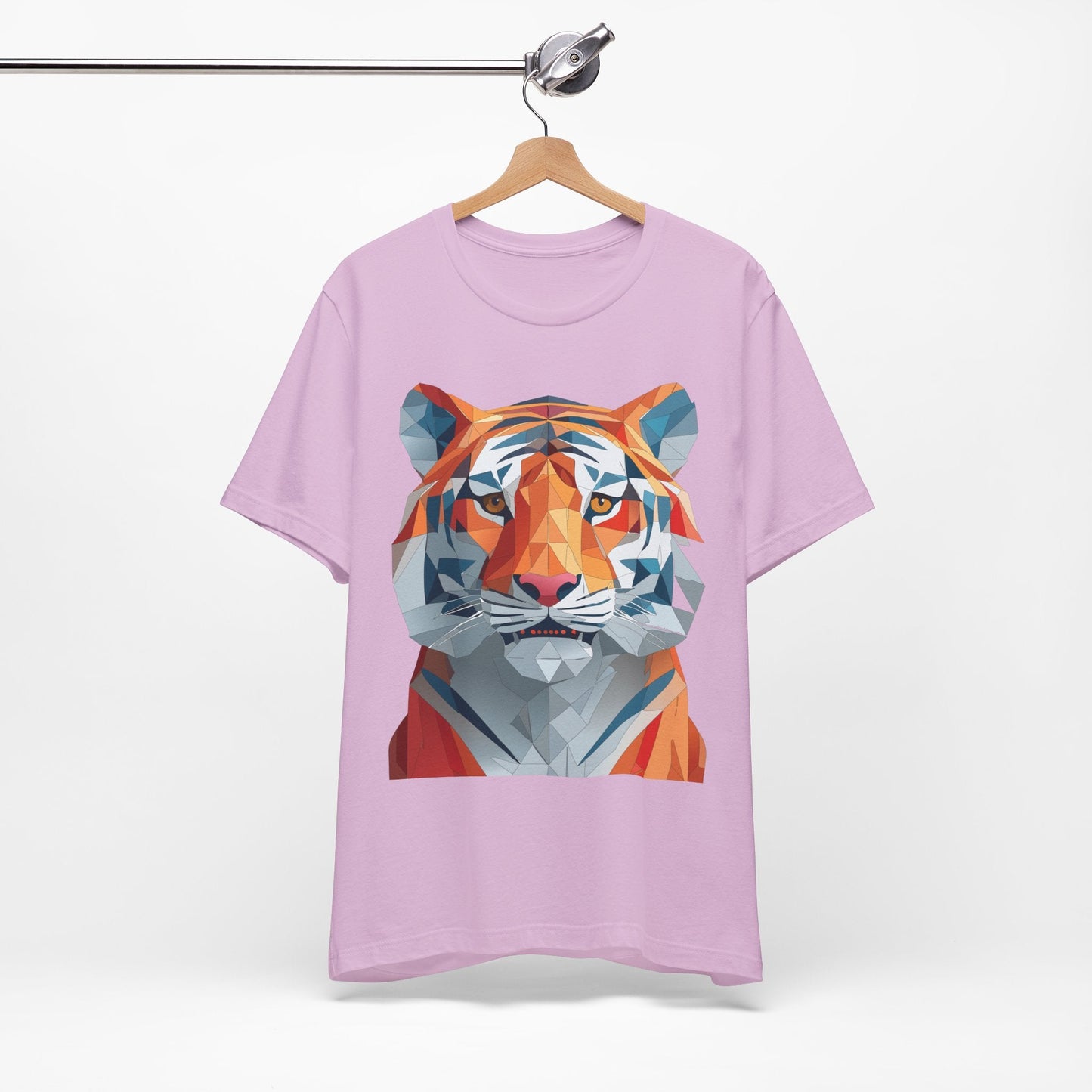 Unisex Animal Shirt With Art Design And Wildlife Theme Short Sleeve Tee For Everyday Wear