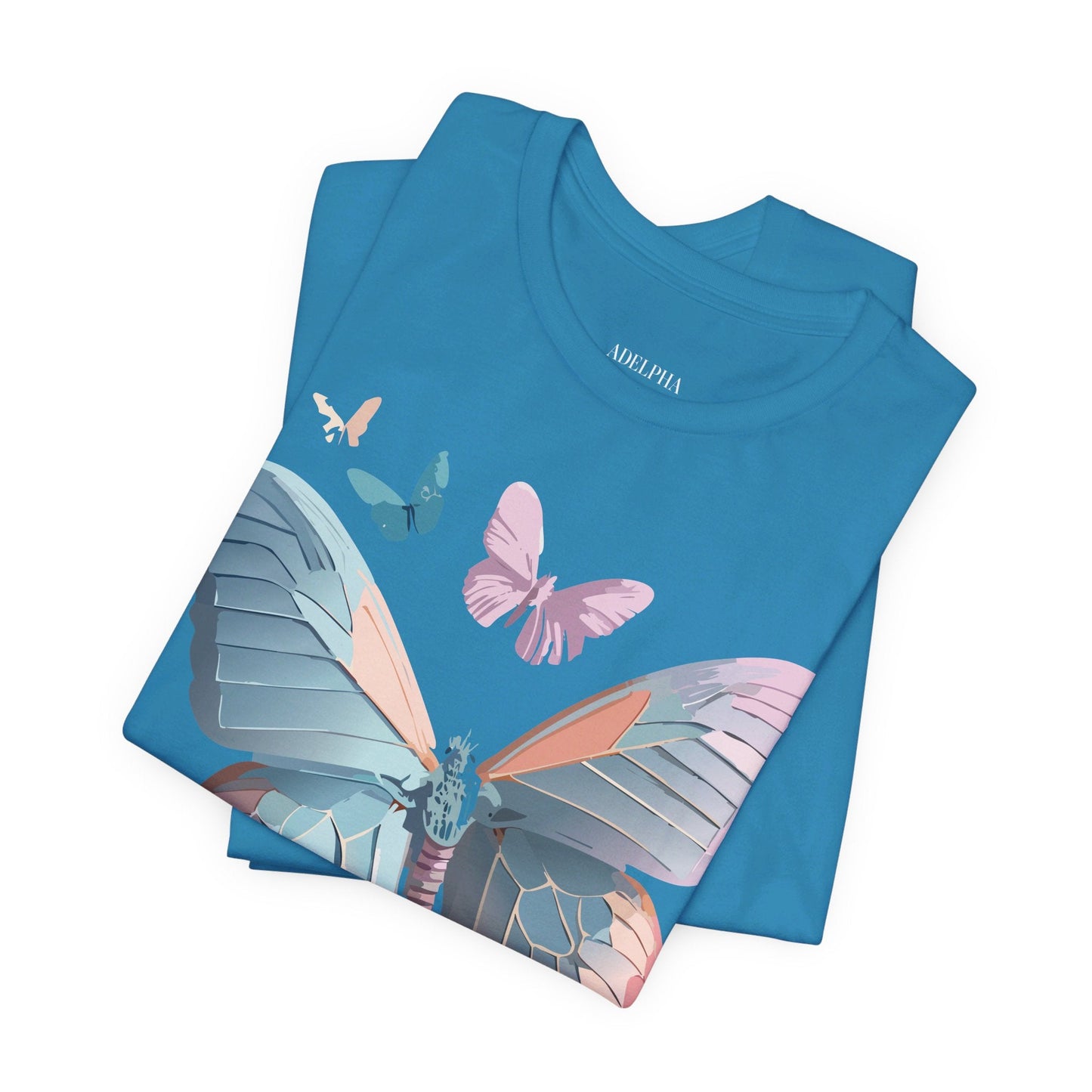Adelpha Butterfly Graphic Tee Unisex Short Sleeve Vintage Art Design