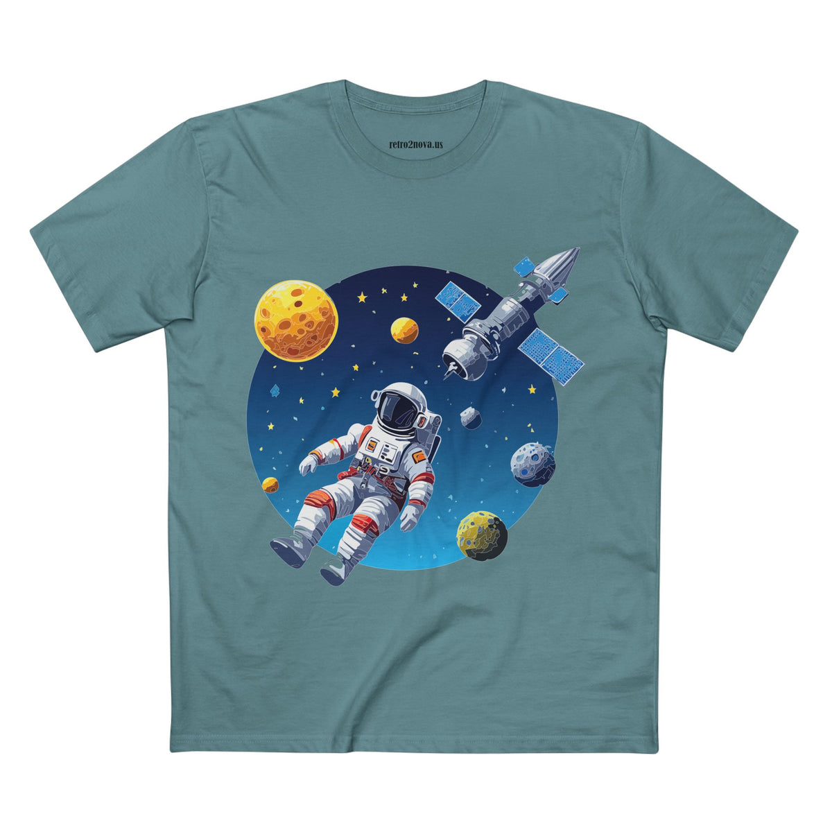 Cosmos Astronaut Graphic Tee Staple Unisex 100 Cotton Tee Shirt - CS-22