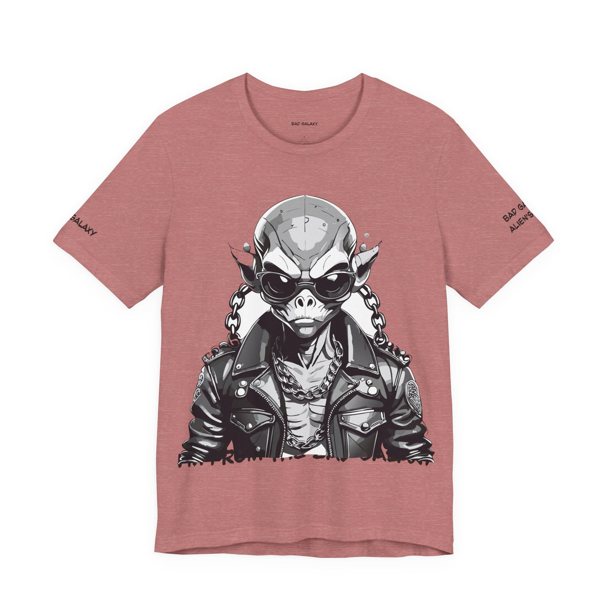 Alien Graphic Unisex Cotton Bella+Canvas Tee with Art Design b52