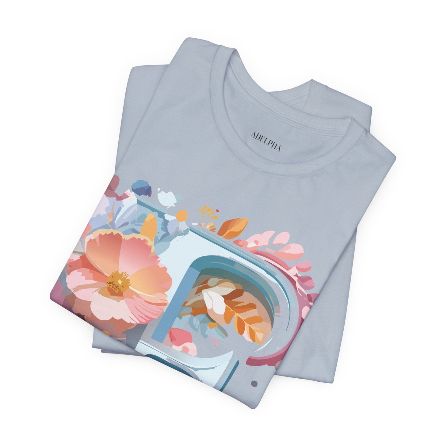 Letter F Shirt Unisex Graphic Tee Jersey Short Sleeve by Adelpha Vintage Inspired Art Design
