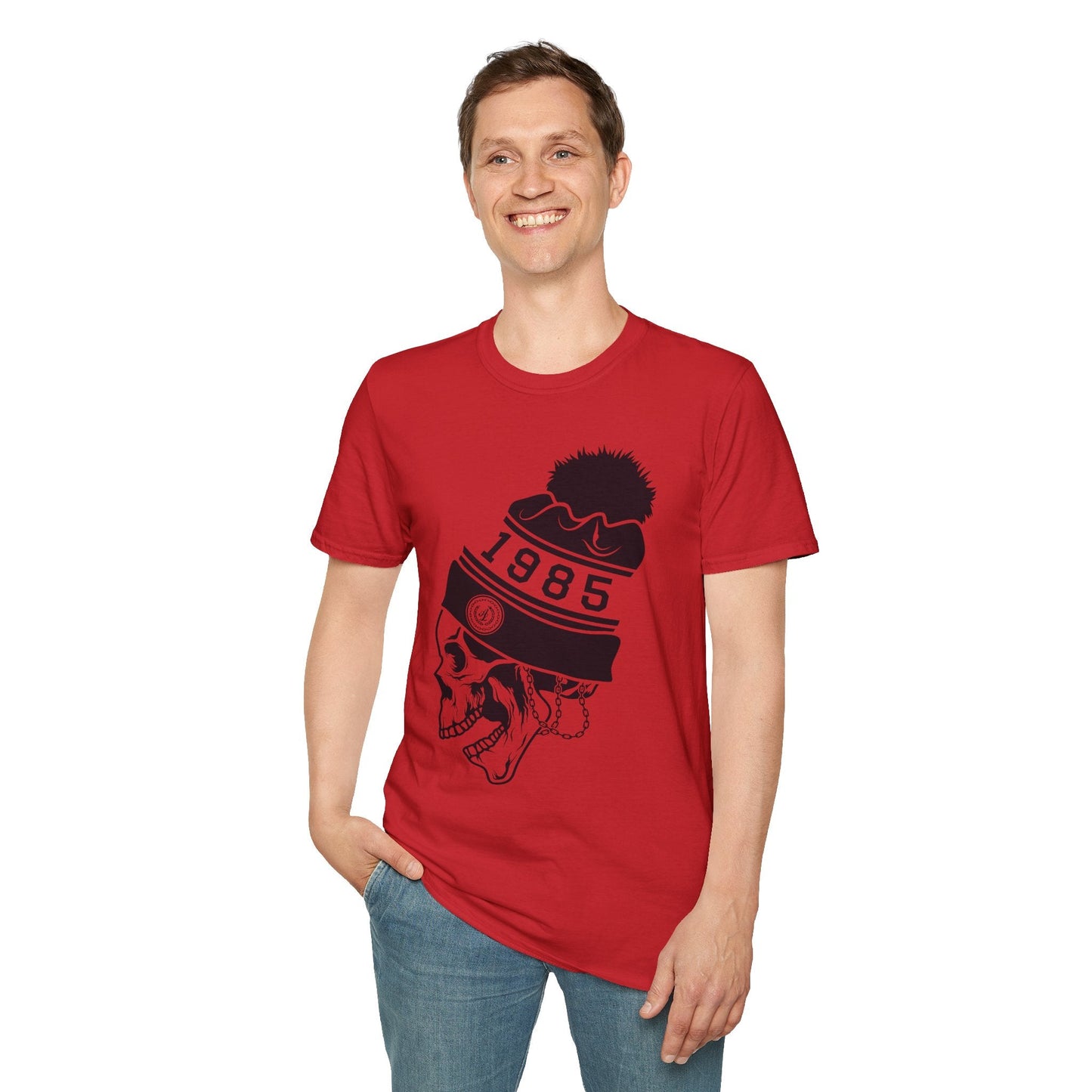 Cartoon Animation T Shirt Unisex Gildan Softstyle 64000 Tee With Art Design Funny Graphic