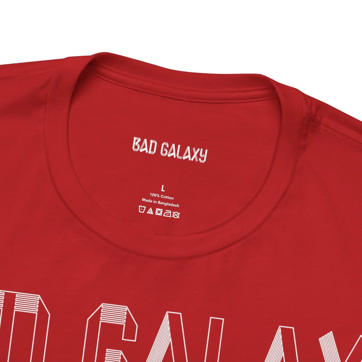 Tee Shirt With Alien From Bad Galaxy 100 Percent Cotton Eco Friendly Inks Made In USA