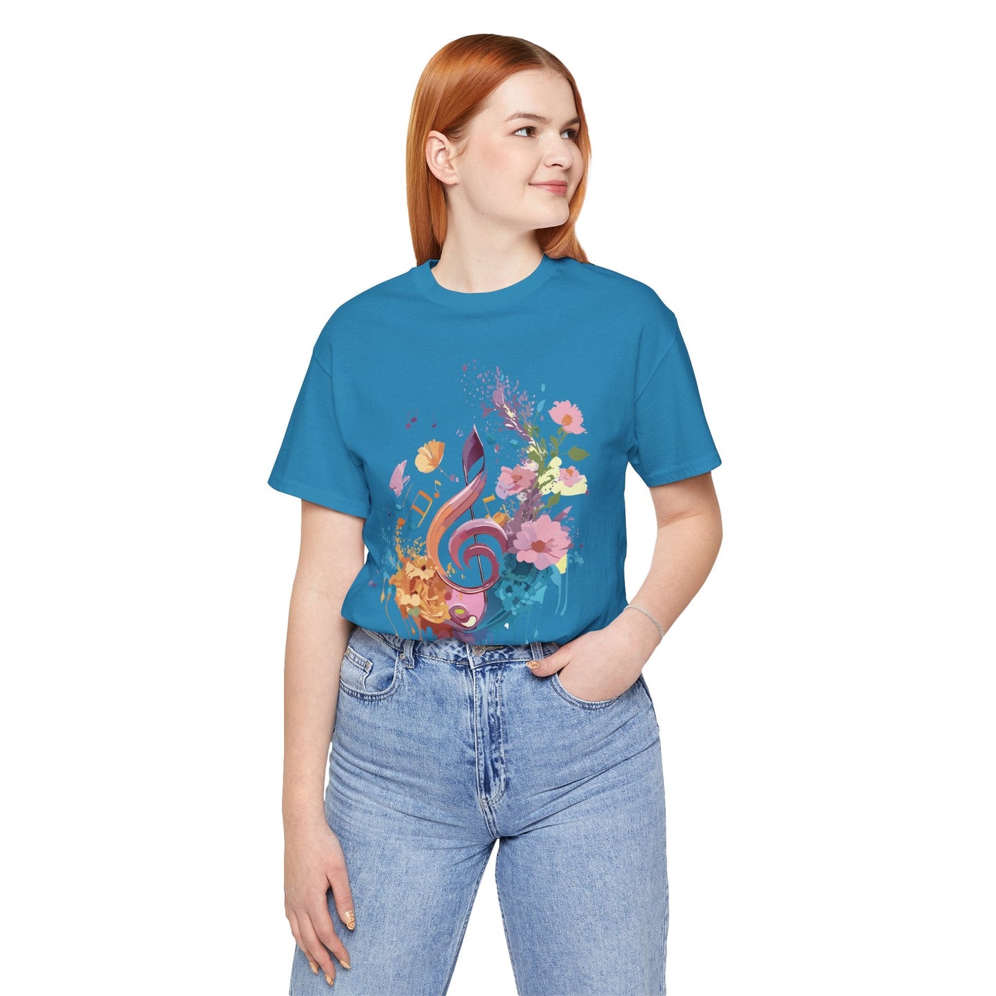 Unisex Graphic T Shirt From Adelpha With Vintage Music Inspired Artwork Short Sleeve Tee