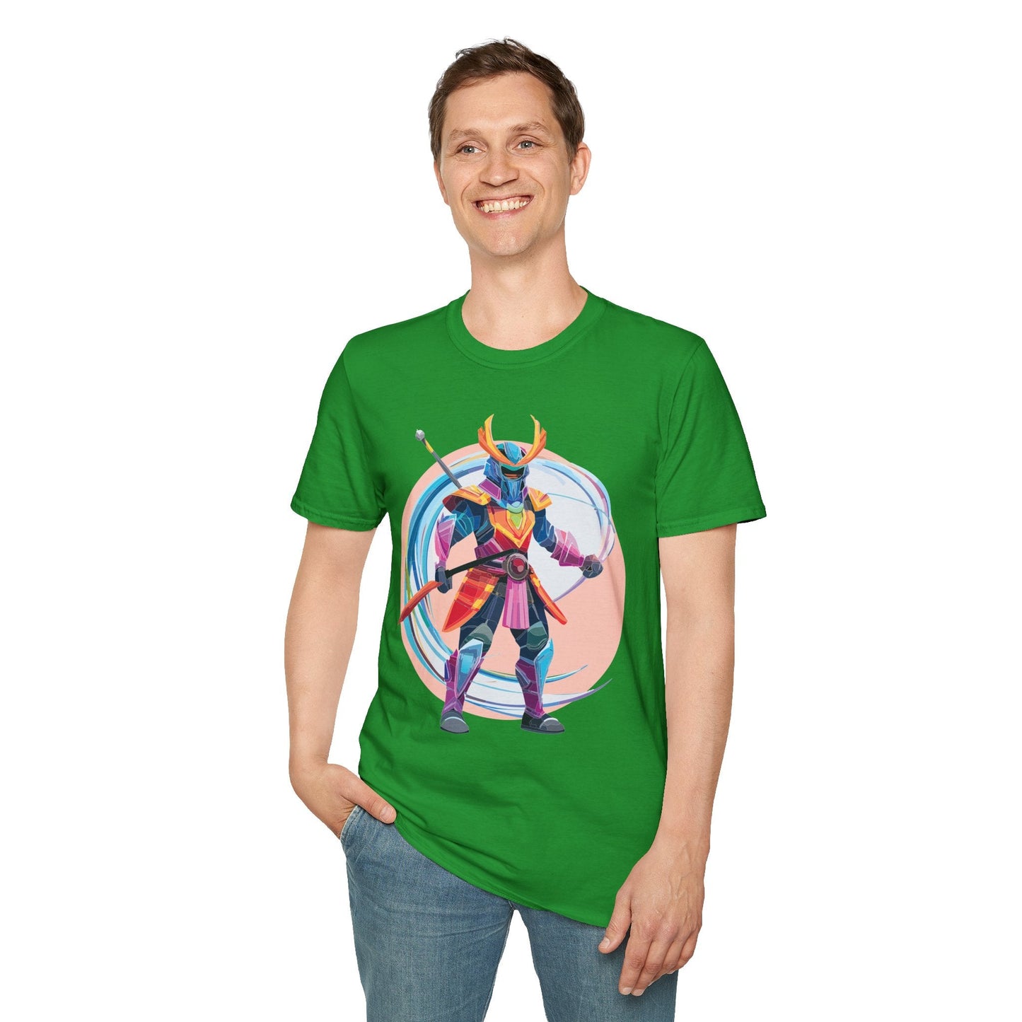Samurai Shirt Unisex Softstyle T Shirt Gildan 64000 Ring Spun Cotton Tee For Everyday Comfort
