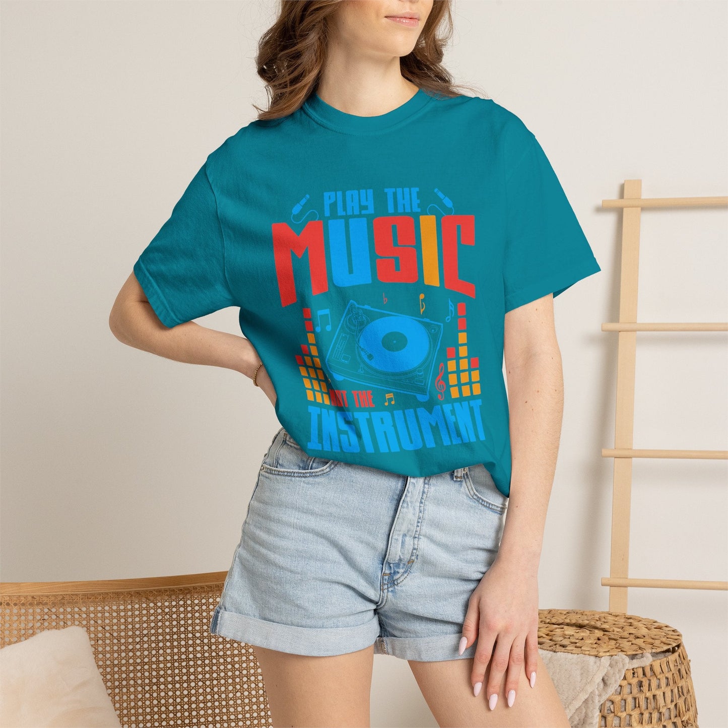 Music Graphic Design Unisex Cotton T-shirt 017