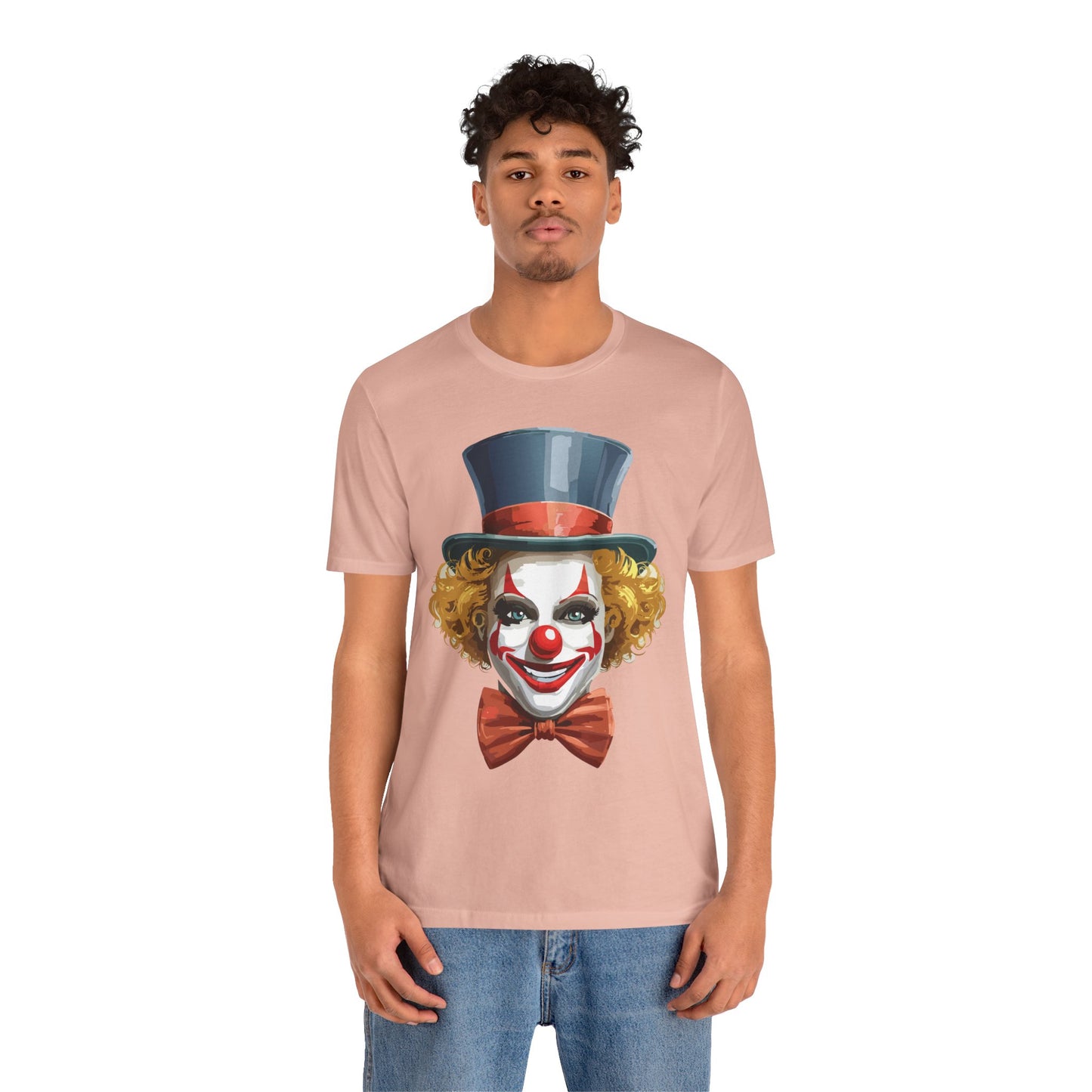 Clown Shirt, Funny Shirt, T-Shirt with Clown, Funny Art Design Tee, Circus Tees, Circus T-Shirt, Unisex Humor Wear 11