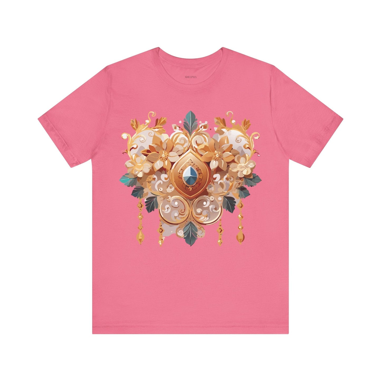 Jewelry Graphic Unisex 100 Cotton Vintage Treasure Art T-Shirt 34