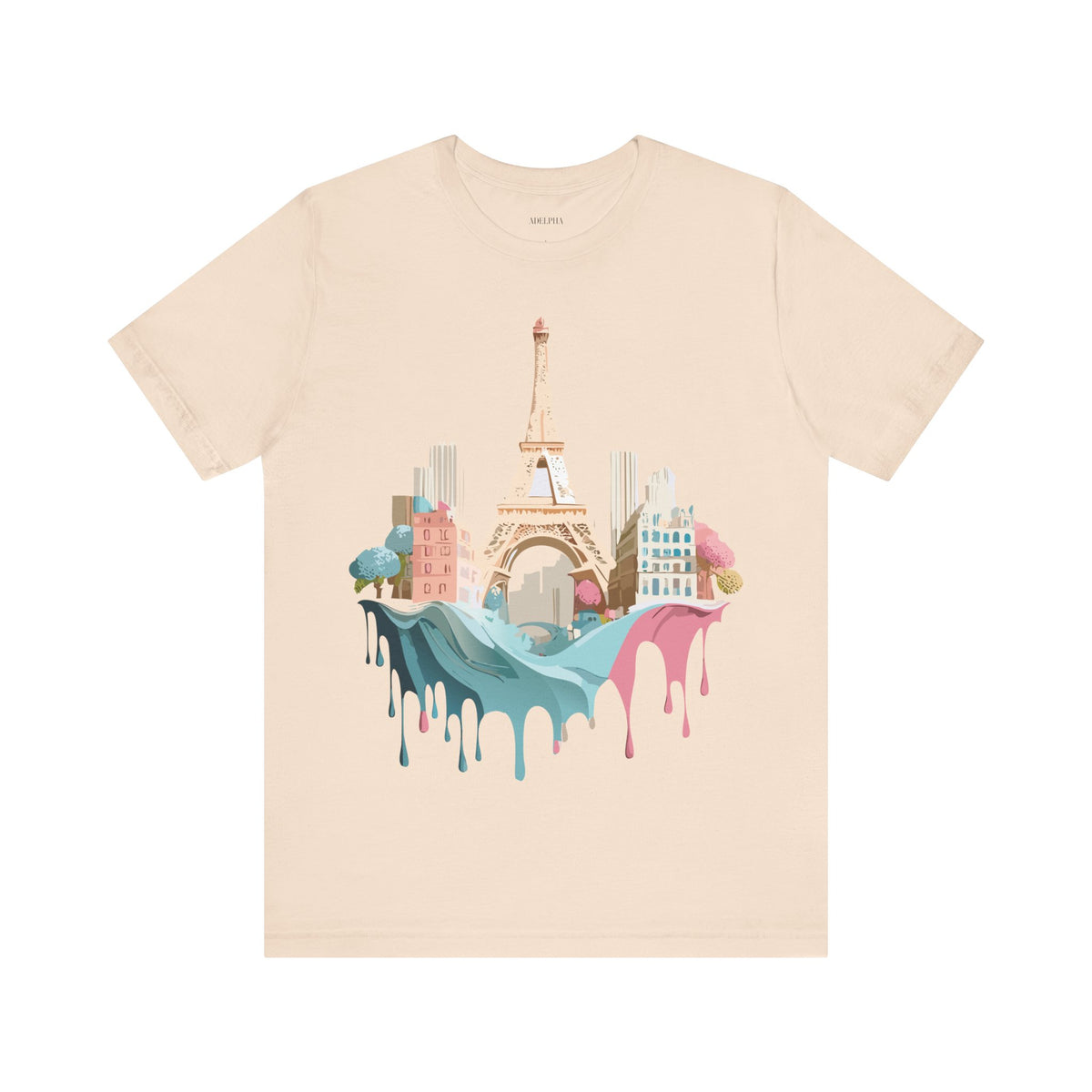 Unisex Cotton Bella+Canvas Tee with Paris