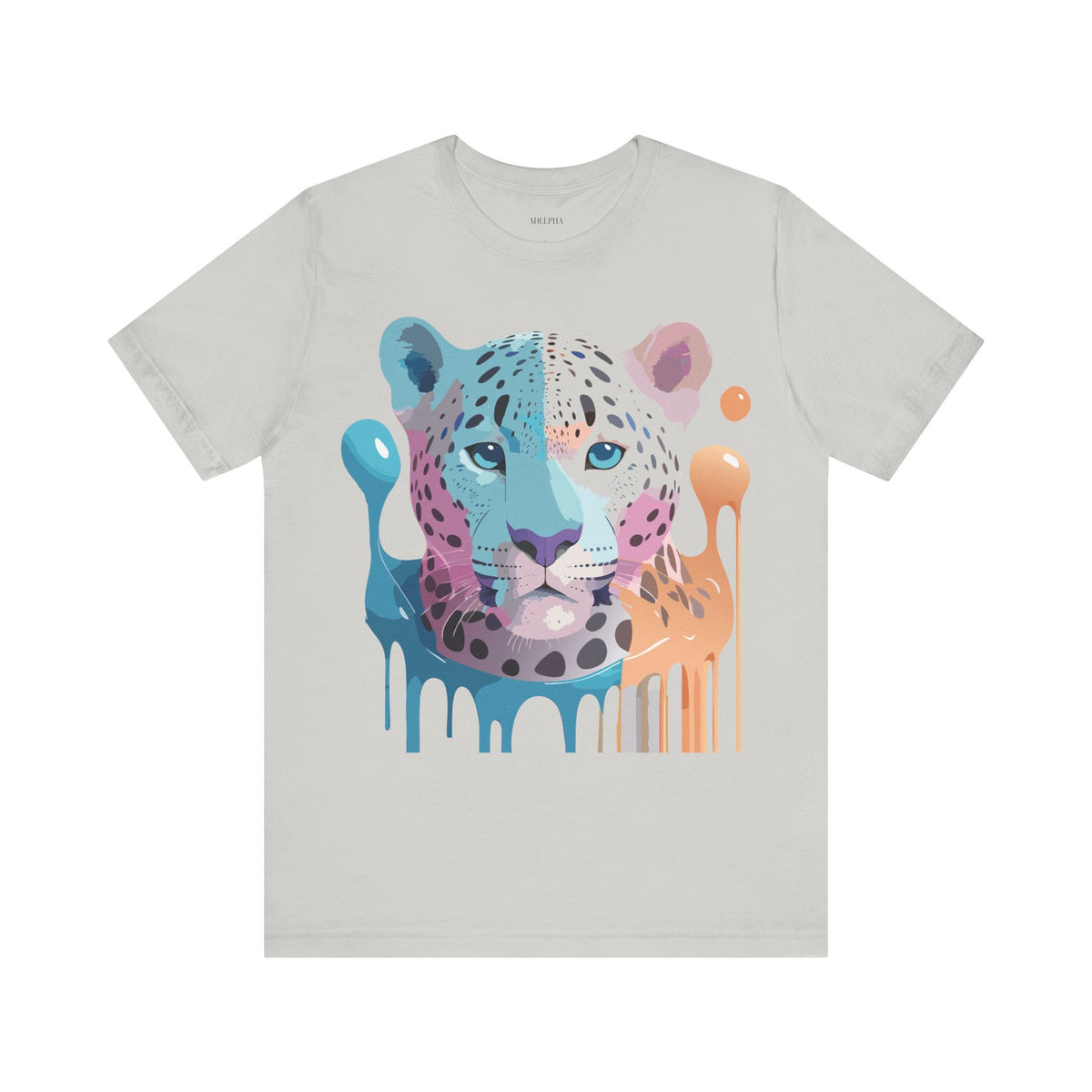 Cheetah Graphic Unisex Cotton Bella+Canvas Tee with Art Animal Design e4