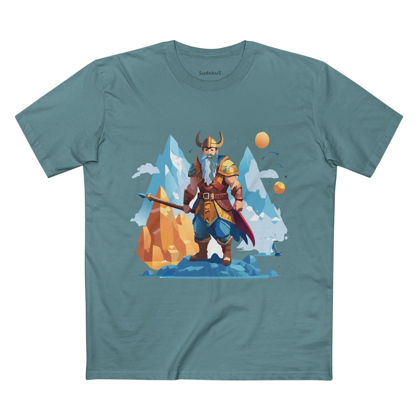 Viking Graphic Unisex 100 Cotton Staple Tee 5