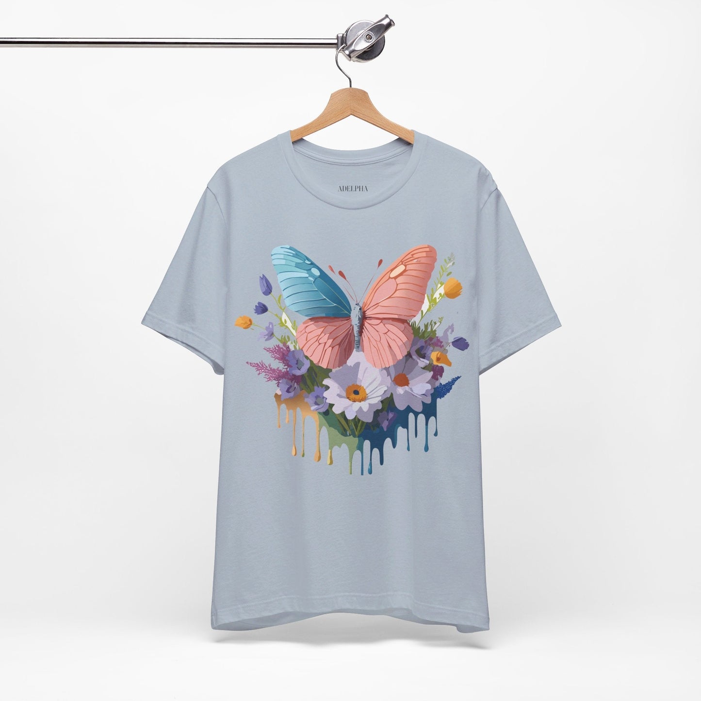 Butterfly Graphic Tee Unisex Art Design Shirt With Vintage Adelpha Artwork