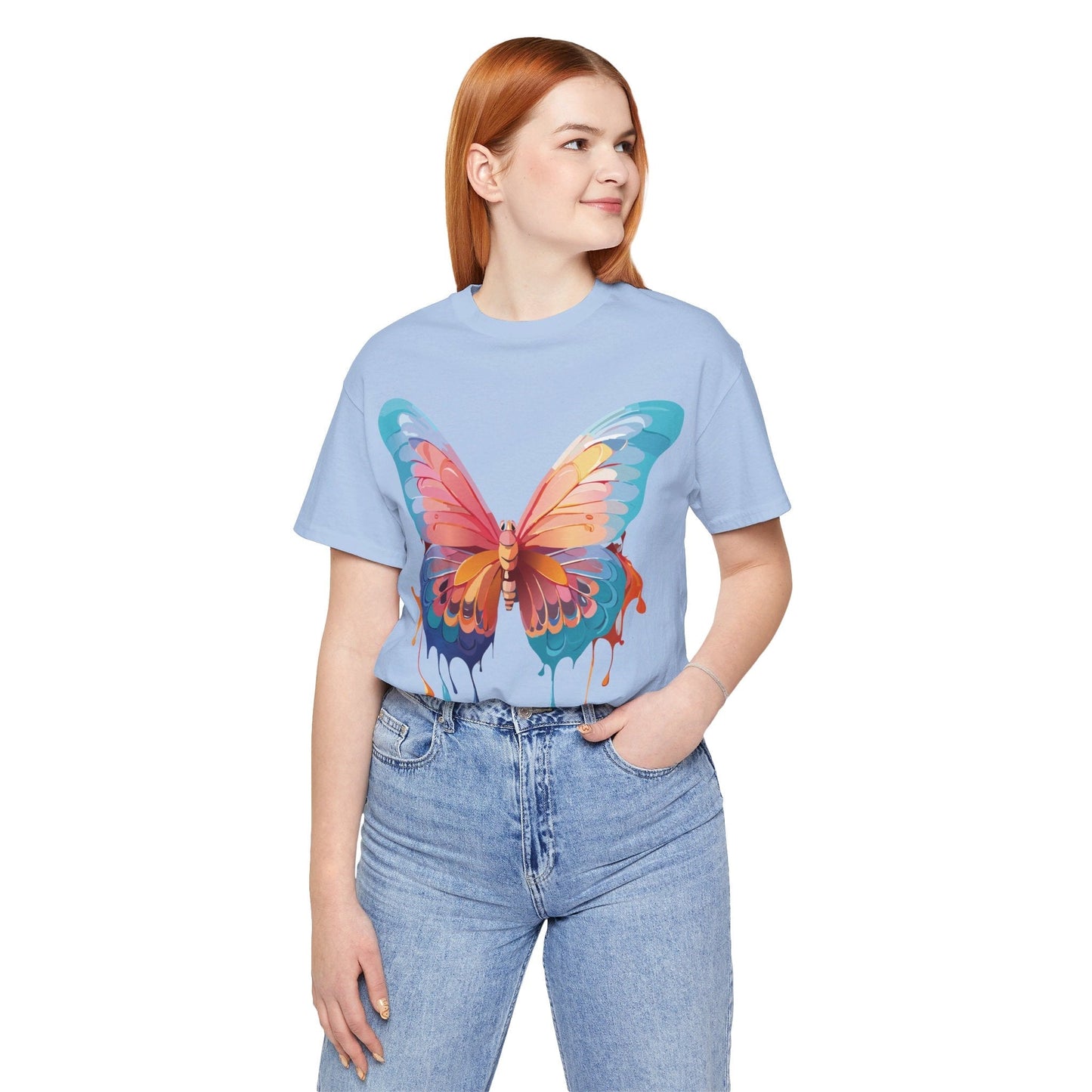 Butterfly Graphic Tee By Adelpha Unisex Short Sleeve Jersey Shirt