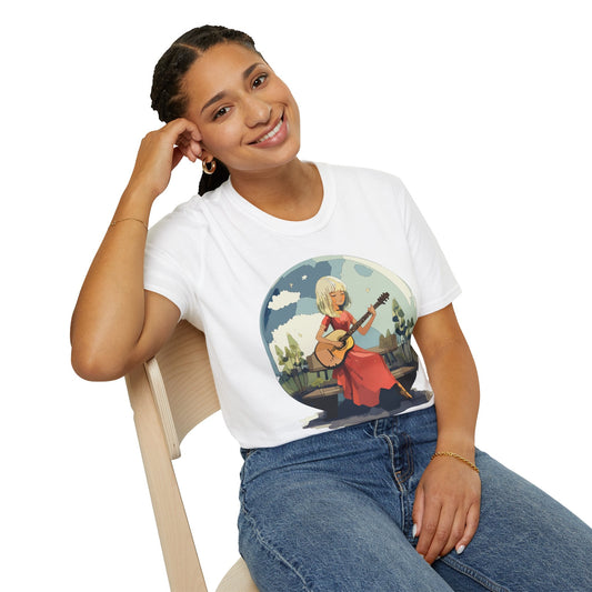 Womens Graphic T Shirts Art Design Shirt Unisex Softstyle Cotton Tee Quality Comfort Everyday Style