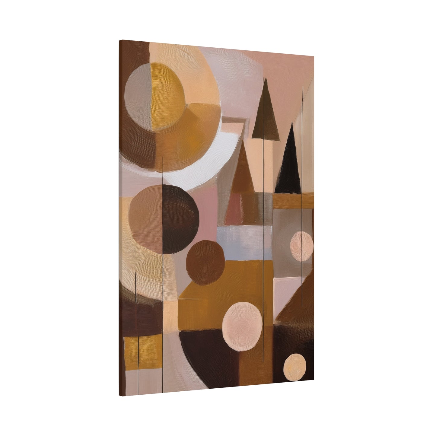 Abstract Geometric Painting Print Canvas 20x24,20x30,24x30 24x32,24x36,30x40 32x48,36x48,40x60 Pine-Wood Inner Frame ABS-51
