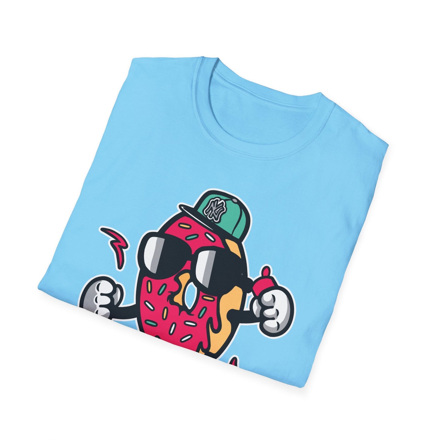 Cartoon T Shirt Animation Tee Funny Art Graphic Shirt Unisex Gildan Softstyle 64000
