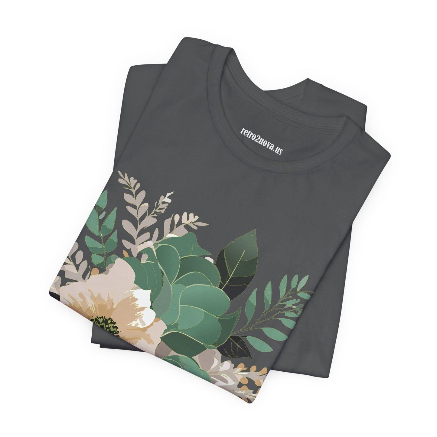 Flowers Shirt Floral Shirt Unisex Jersey Short Sleeve Tee From Flowers Collection Retro2Nova