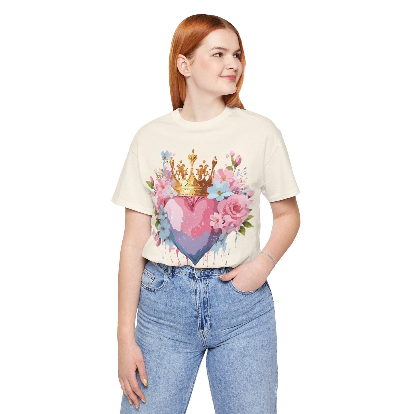 Valentine Graphic Tee Unisex Jersey Short Sleeve Adelpha Vintage Inspired Artwork
