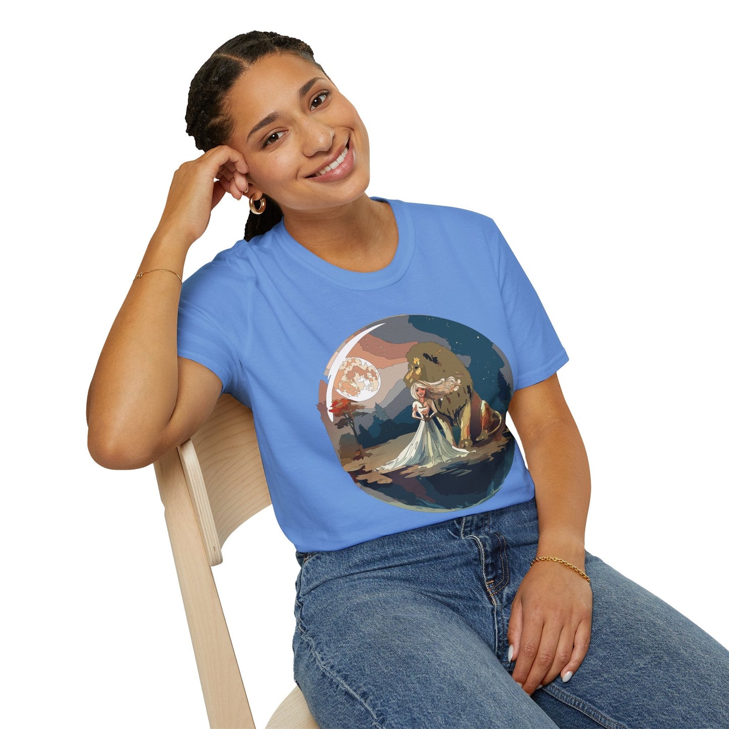 Womens Graphic T Shirt Art Design Unisex Softstyle 64000 Gildan Short Sleeve Tee