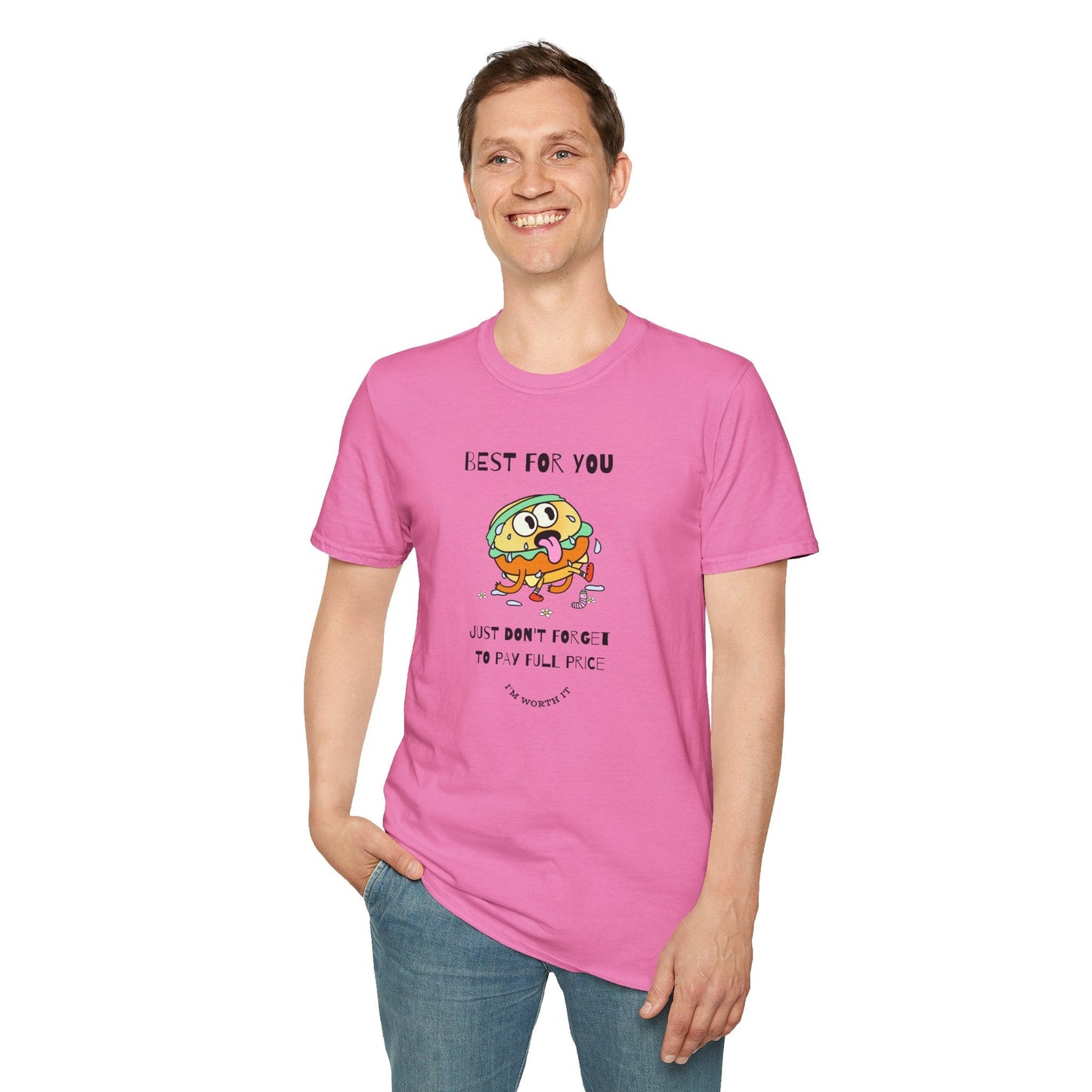 Funny Food T Shirts Unisex Softstyle Tee Gildan 64000 100 Percent Ring Spun Cotton Comfortable Graphic Tee