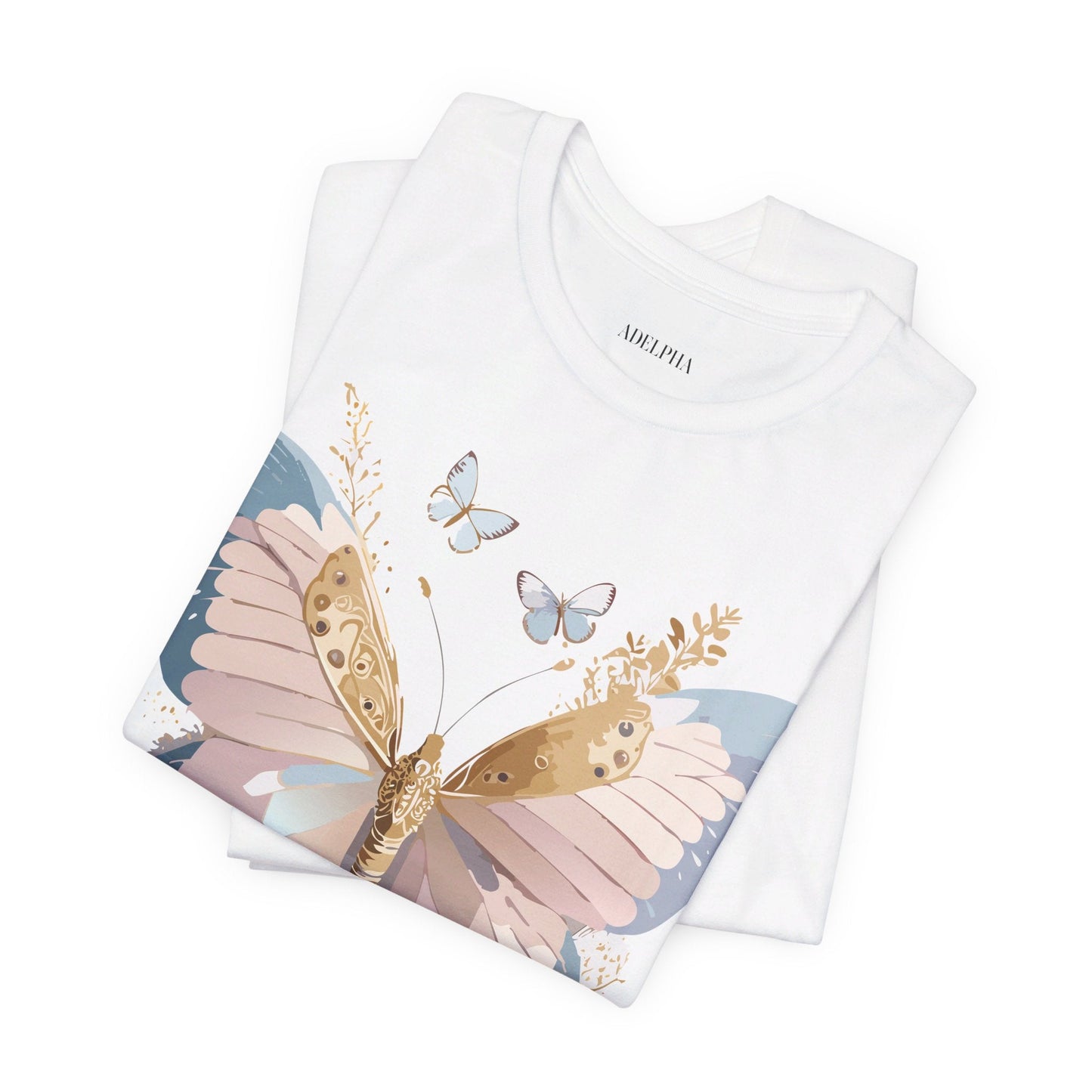 Adelpha Vintage Inspired Butterfly Graphic Tee Unisex Short Sleeve