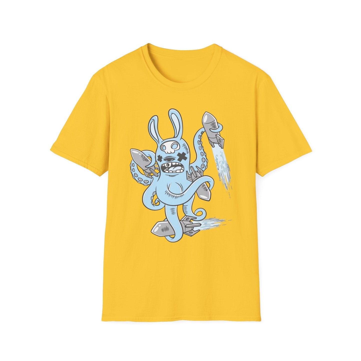 Cartoon T Shirt Unisex Animation Tee Funny Art Design Gildan Softstyle 64000 Premium Cotton