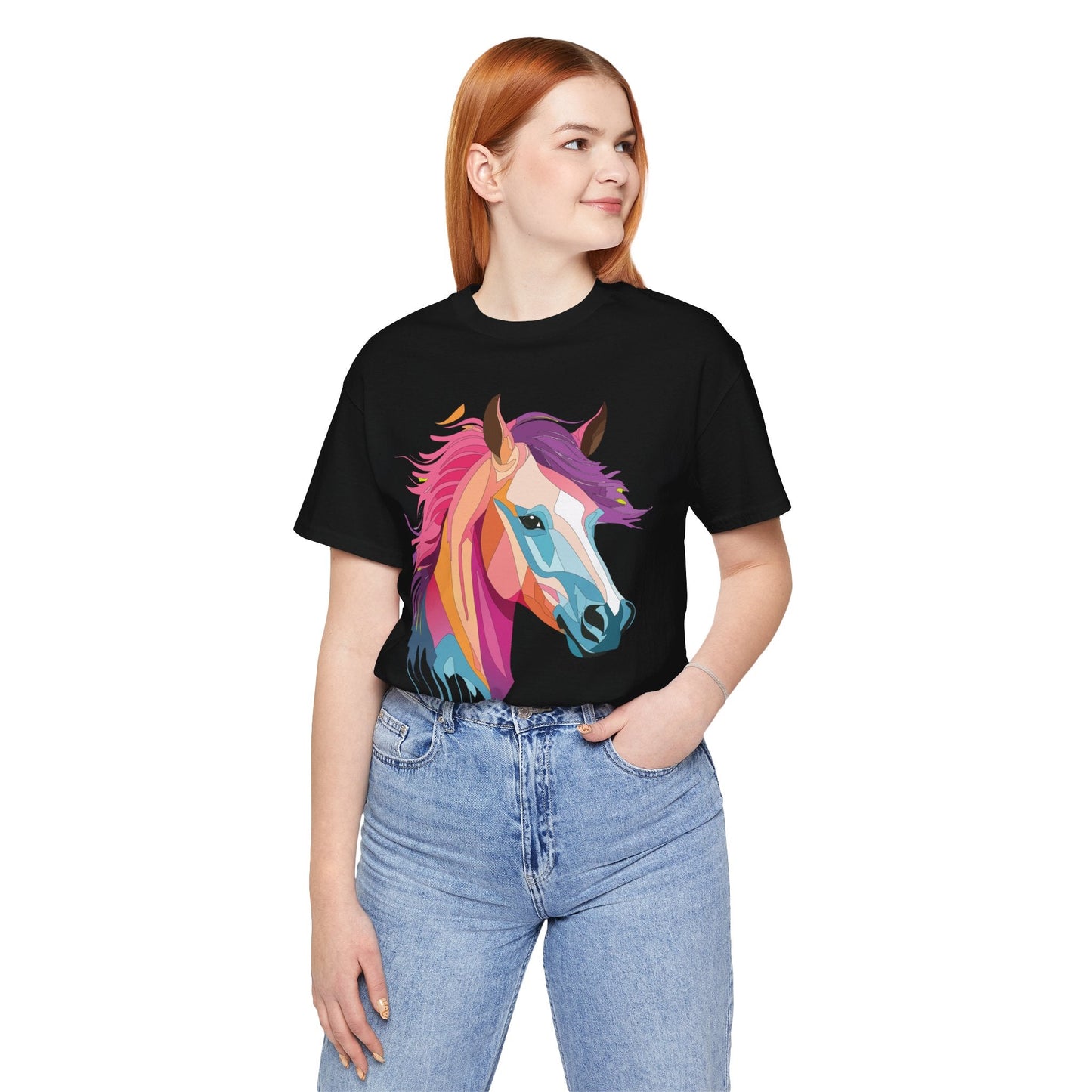 Unisex Animal Shirt Art Design Short Sleeve With Wild Animals Graphic Print Comfort Tee