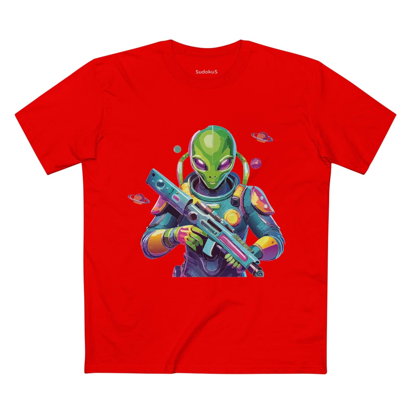 Aliens Graphic Unisex 100 Cotton Staple Tee 58