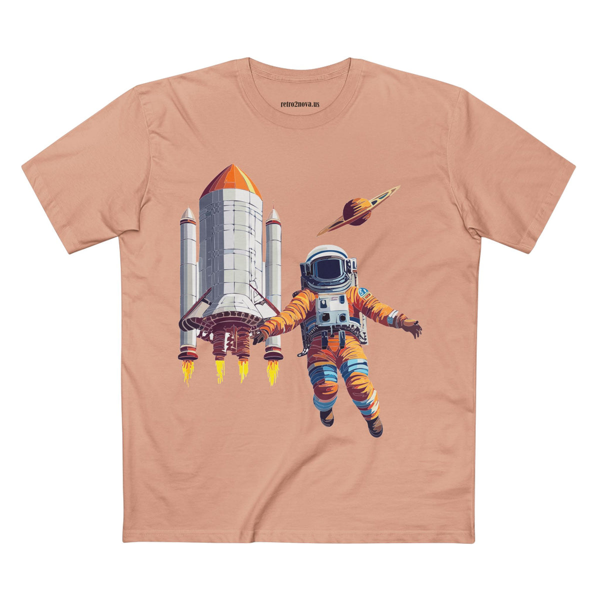 Cosmos Astronaut Graphic Tee Staple Unisex 100 Cotton Tee Shirt - CS-7