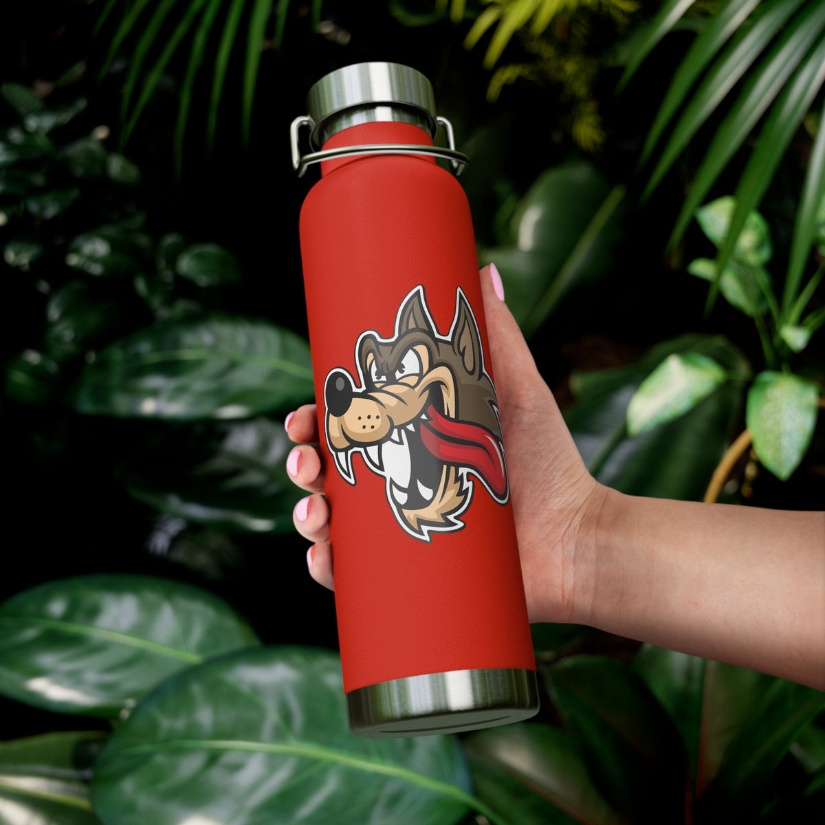 22oz Copper Insulated Water Bottle with Cartoon Design - CV71