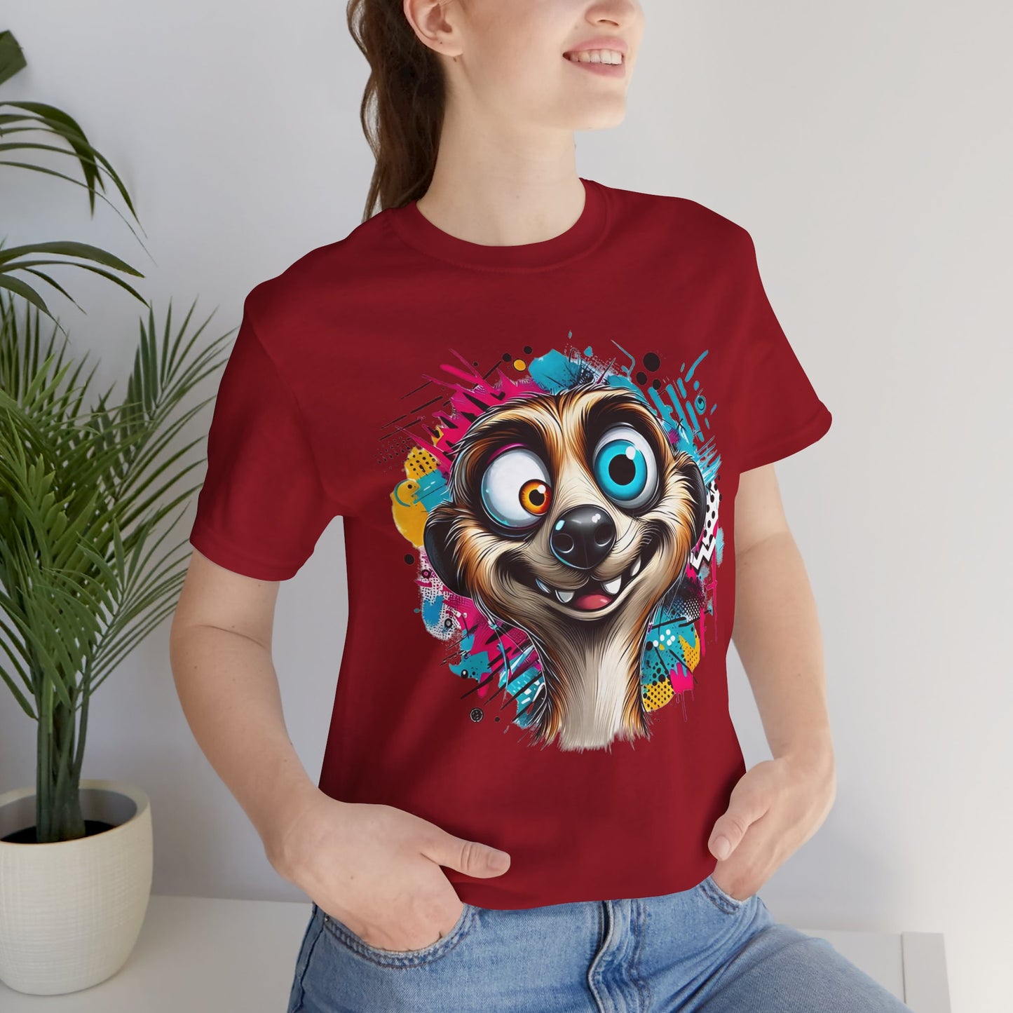 Squirrel Shirt, Funny Squirrel Tee Shirt, Funny Animal T-Shirt, Cartoon Top, Animal Tees, Art Design T-Shirt, Graphic Tee