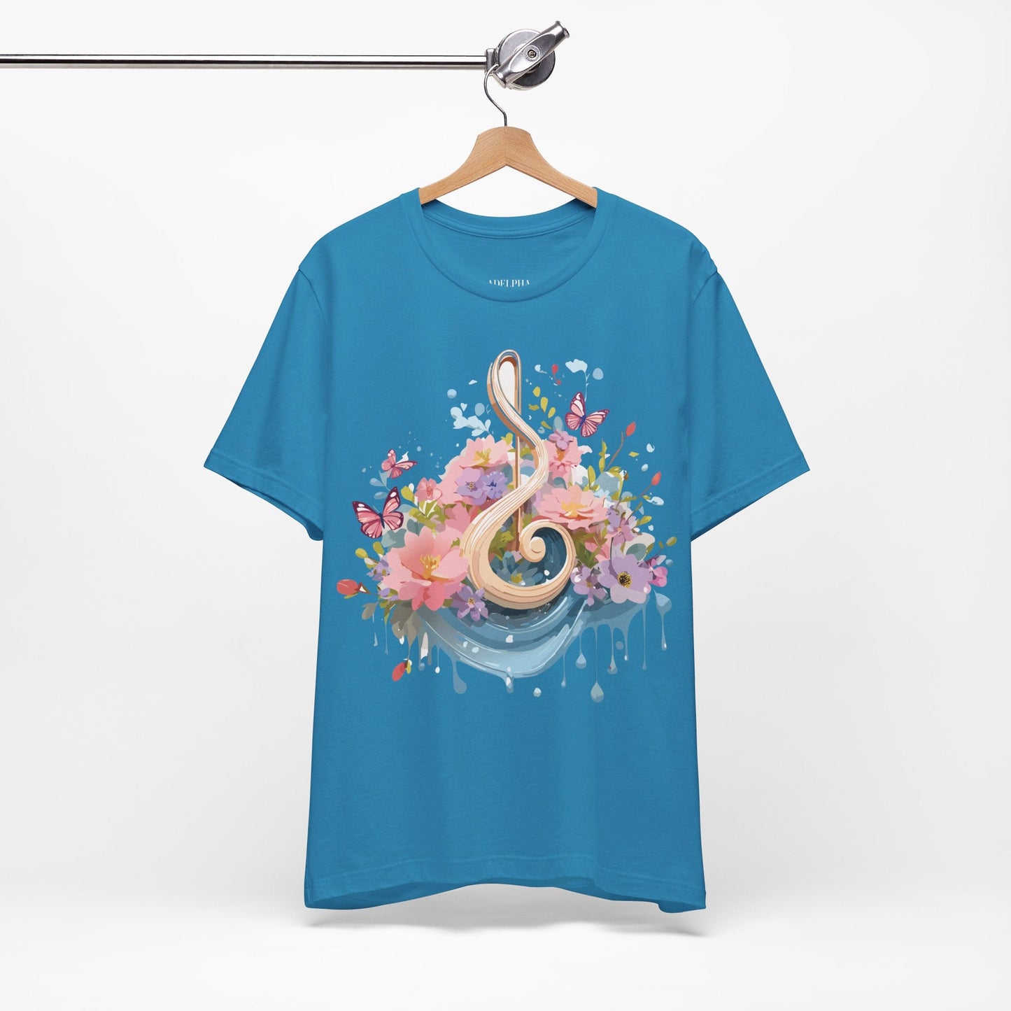 Music T Shirt Unisex Graphic Tee By Adelpha With Vintage Inspired Artwork And Premium Comfort