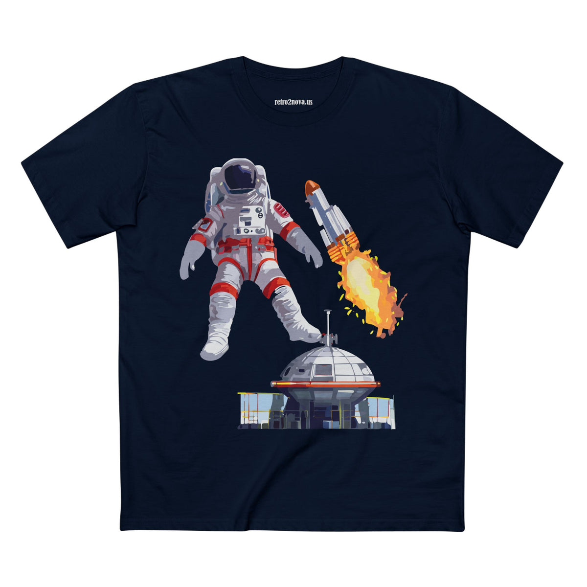 Cosmos Astronaut Graphic Tee Staple Unisex 100 Cotton Tee Shirt - CS-41