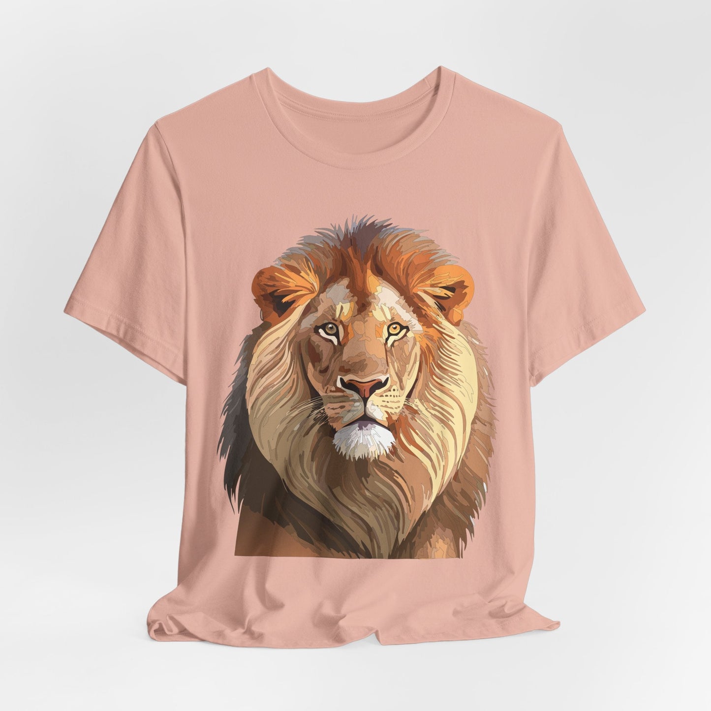 Unisex Animal Graphic Tee Shirt With Wild Animals Art Design For Everyday Wear Casual