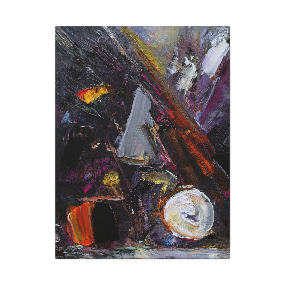 Abstract Oil Painting Print Canvas 20x24,20x30,24x30 24x32,24x36,30x40 32x48,36x48,40x60 Pine-Wood Inner Frame ABS-73