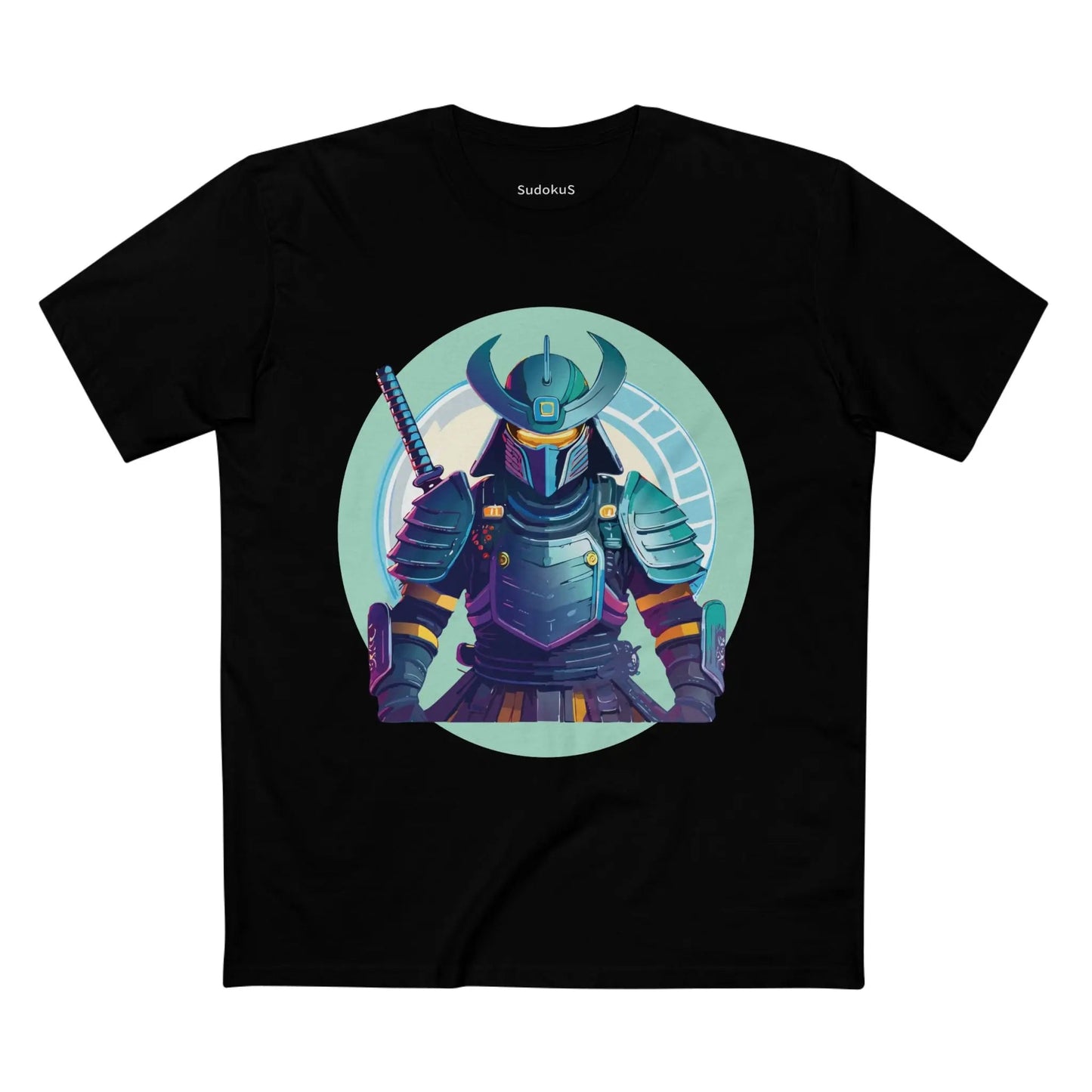 Samurai Graphic Unisex 100 Cotton Staple Tee 14